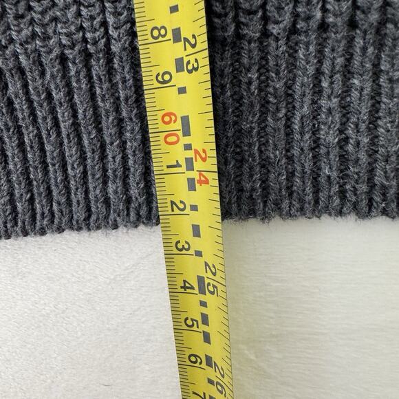 NEON BUDDHA Women Solstice BIG BUTTON Gray White Sweater Lagenlook M - Picture 11 of 13